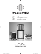 Rommelsbacher EGK 200 Owner's manual