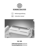 Rommelsbacher VAC 300 Owner's manual