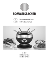 Rommelsbacher F 350 Owner's manual