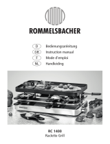Rommelsbacher RC 1400 WIENEU User manual