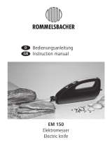 Rommelsbacher EM 150 WIENEU User manual