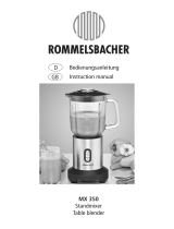 Rommelsbacher MX 350 Owner's manual