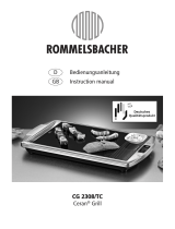 Rommelsbacher CG 2308/TC Owner's manual