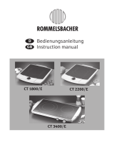 Rommelsbacher CT 1800/E Owner's manual