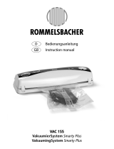Rommelsbacher VAC155 Owner's manual