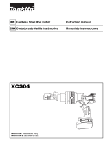 Makita XCS04T1 User manual