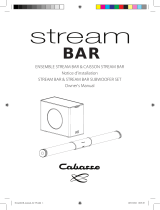 CABASSE Stream Bar Owner's manual