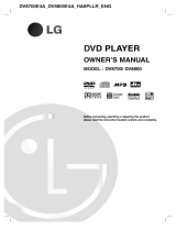 LG DV8700E4A User manual