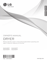 LG DLEX3070V Owner's manual