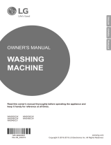 LG WM3095CW Owner's manual