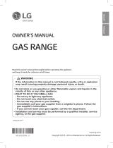 LG LSSG3016ST Owner's manual