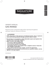 Signature Kitchen Suite SKSGR360GS Owner's manual