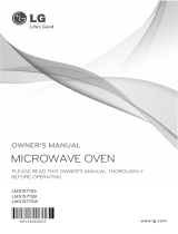 LG LMS1571SW Owner's manual