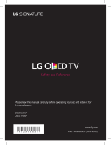 LG OLED65G6P Owner's manual