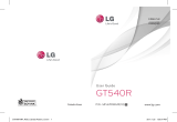 LG GT540R.ARGSTS Owner's manual