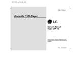 LG DP171BN Owner's manual