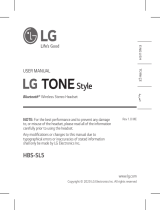 LG HBS-SL5 Owner's manual