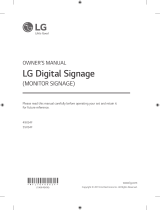 LG 55XS4F-B Owner's manual