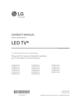LG 49SM8000PUA Owner's manual