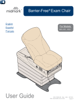 Midmark 626 Barrier-Free® Exam Chair (-001 thru -006) User manual