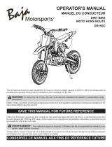 Baja motorsports DR150 User manual