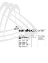 Samlexpower DC-2000-KIT Owner's manual