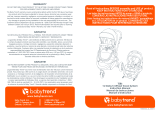 Baby Trend 1st Debut 3 Wheel Travel System Owner's manual