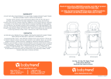 Baby Trend Hi-Lite High Chair Owner's manual