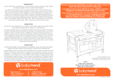 BABYTREND Deluxe ELX Nursery Center Owner's manual