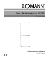 BOMANN KG 7321  Operating instructions