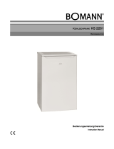 BOMANN KS 2261 Kühlschrank Owner's manual