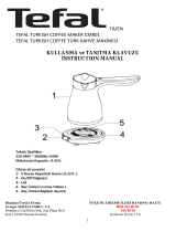 Tefal CM8015 - Turkish coffee Owner's manual