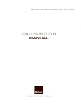Dali SUB C-8 D Owner's manual