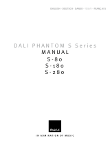 Dali PHANTOM S-80 Owner's manual