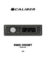 Caliber RMD030BT Owner's manual