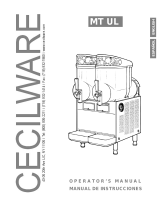 Cecilware MT UL Operating instructions