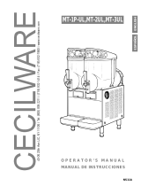 Cecilware MT-3UL Operating instructions