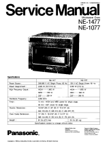 Panasonic Microwave NE-1477 User manual