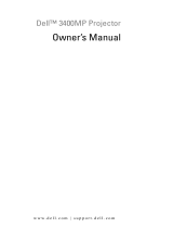 Dell 3400MP Projector Owner's manual