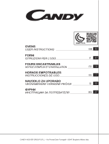 Candy FCP602X E0/E Single WIFI Oven User manual