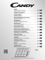 Candy CHW6LWW Gas Hob User manual