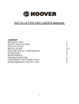 Hoover 36900699 User manual