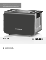 Bosch Styline TAT8611GB 2 Slice Toaster User manual