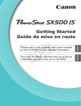 Canon PowerShot SX500 IS Operating instructions