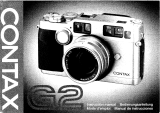 Contax G2 Owner's manual