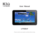 Curtis Klü LT7035-F User manual