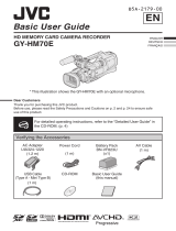 JVC GY HM70E User manual