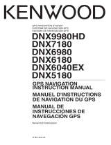 Kenwood DNX 5180 Owner's manual