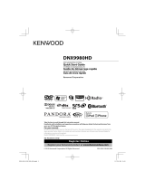 Kenwood DNX 9980 HD Quick start guide