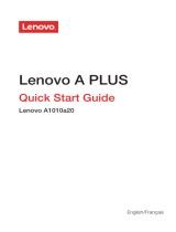 Lenovo A PLUS A1010A20 Operating instructions